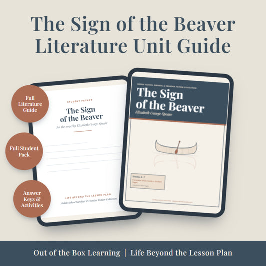 The Sign of the Beaver Literature Unit Guide | Grades 4-7