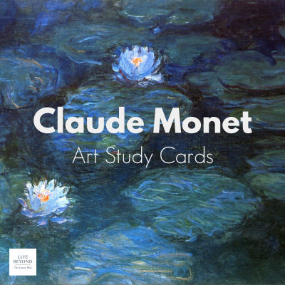 Art Study Cards - Claude Monet