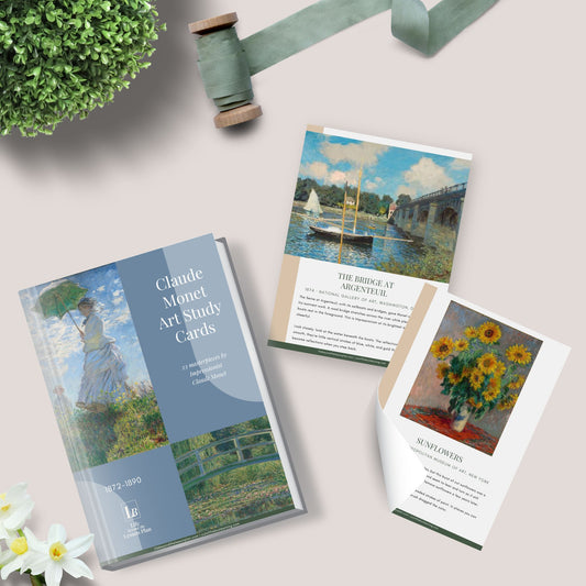 Claude Monet Art Study Cards | 23 Printable Picture Study Cards